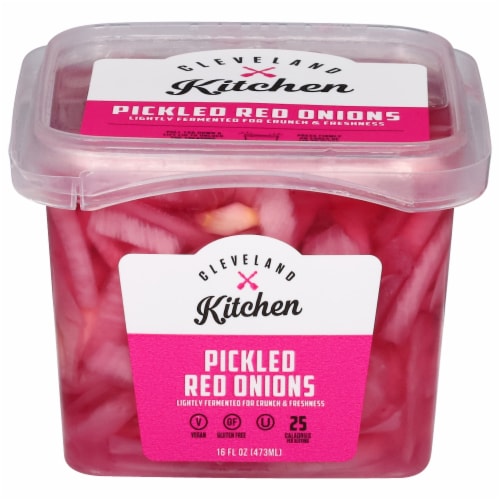 Cleveland Kitchen Pickled Red Onions Perspective: front