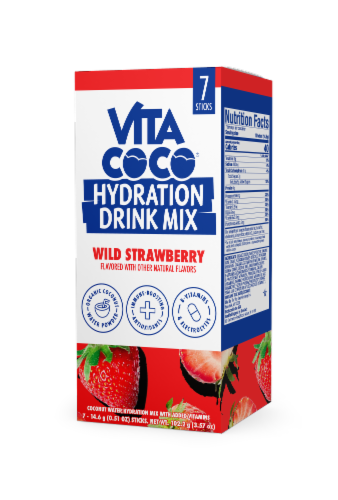 Vita Coco® Wild Strawberry Hydration Drink Mix Perspective: front