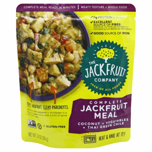 The Jackfruit Company Complete Thai Green Chile Jackfruit Meal Perspective: front