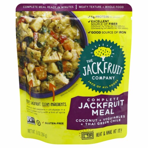 The Jackfruit Company Complete Thai Green Chile Jackfruit Meal Perspective: front