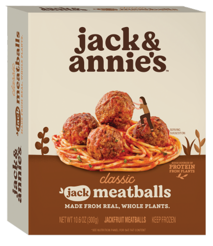 Jack & Annie's™ Classic Jack Whole Plant Meatballs Perspective: front