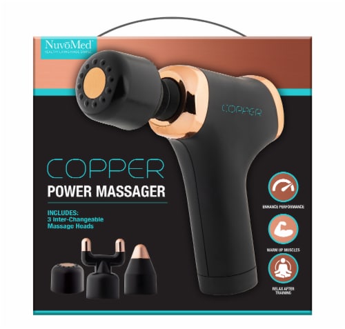 NuvoMed Copper Power Massager Perspective: front