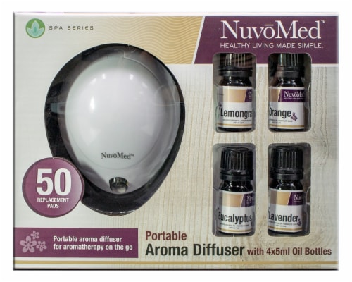 NuvoMed Portable Aroma Diffuser with Oil Perspective: front