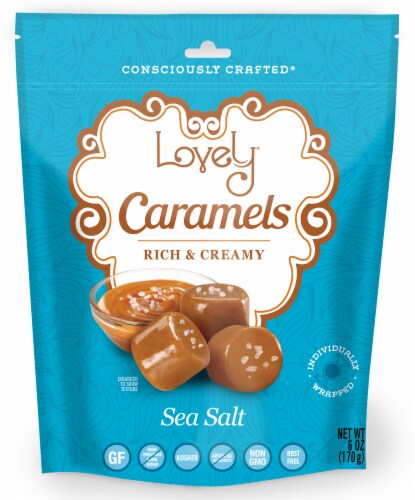 Lovely Salted Caramel Candy Perspective: front