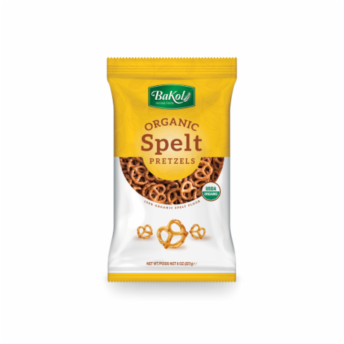 Bakol Organic Spelt Pretzels Perspective: front