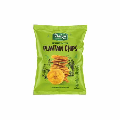 Bakol® Lightly Salted Plantain Chips Perspective: front