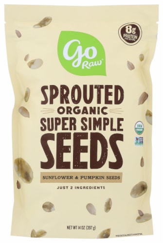 Go Raw Sprouted Organic Super Simple Sunflower & Pumpkin Seeds Perspective: front