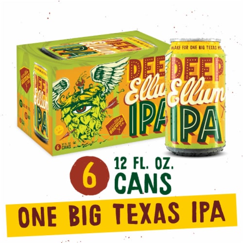 Deep Ellum Brewing Co IPA Beer Perspective: front