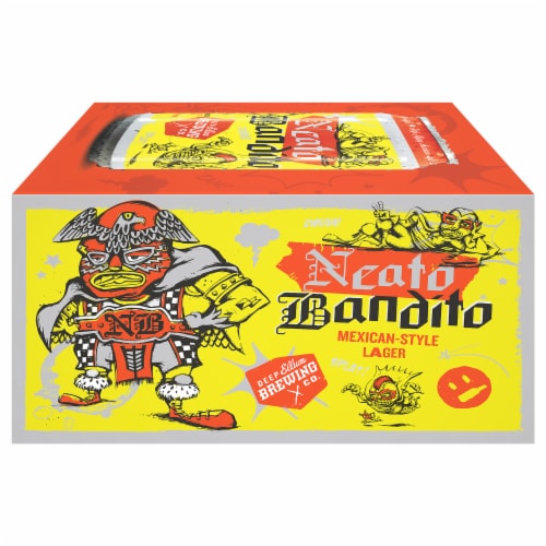 Deep Ellum Brewing Co. Neato Bandito Mexican-Style Lager Craft Beer Perspective: front