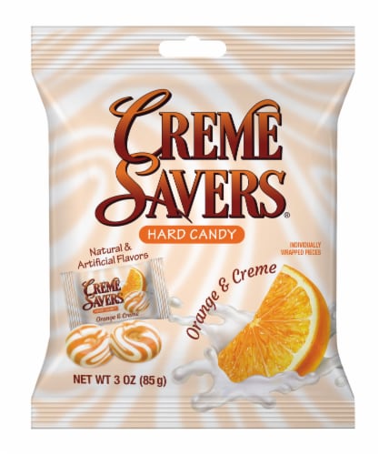 Creme Savers® Orange & Creme Hard Candy Perspective: front