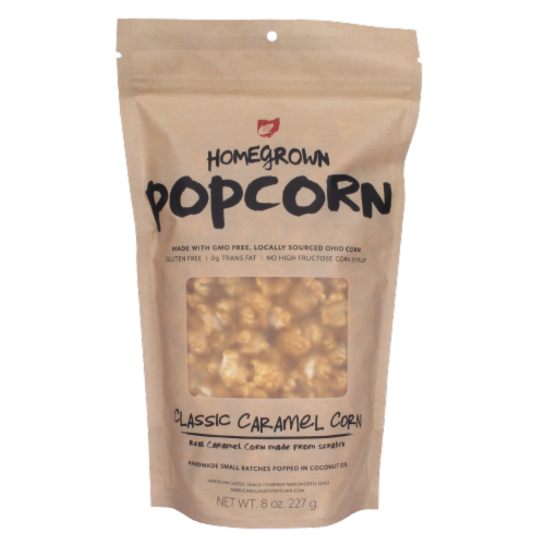 Homegrown Classic Caramel Corn Popcorn Perspective: front