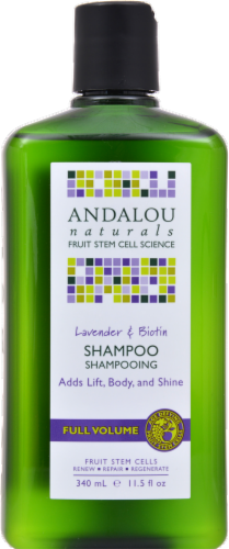 Andalou Naturals Lavender Biotin Volumizing Shampoo Perspective: front