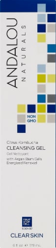 Andalou Naturals Citrus Kombucha Cleansing Gel Perspective: front