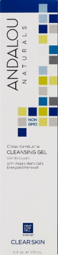 Andalou Naturals Citrus Kombucha Cleansing Gel Perspective: front