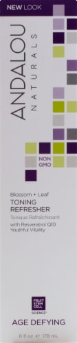 Andalou Naturals Blossom & Leaf Age Defying Toning Lotion Perspective: front
