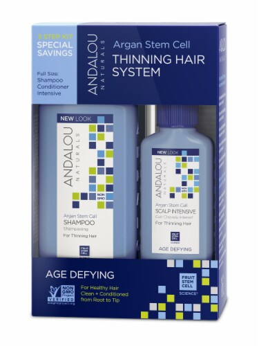 Andalou Naturals Thinning Hair Treatment Shampoo Perspective: front