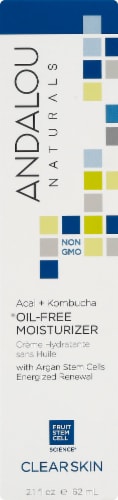 Andalou Naturals Acai & Kombucha Oil-Free Moisturizer Perspective: front