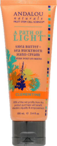 Andalou Naturals Clementine Hand Cream Perspective: front