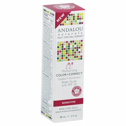 Andalou Naturals Moisturizing Color+Correct Perspective: front