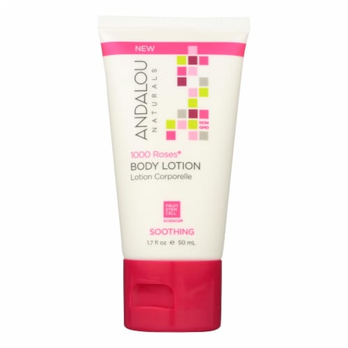 Andalou Naturals 1000 Roses Soothing Body Lotion Perspective: front