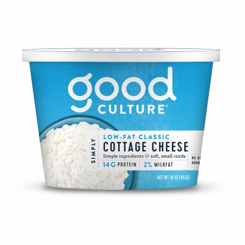 Good Culture Low-Fat Classic 2% Cottage Cheese Perspective: front