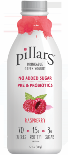 Pillars® Raspberry Drinkable Greek Yogurt Perspective: front