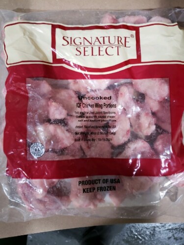 Signature Select Chicken Wing Portions Perspective: front