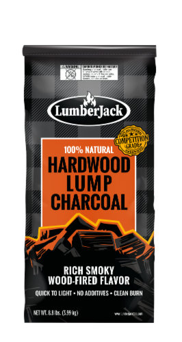 LumberJack Hardwood Lump Charcoal Perspective: front