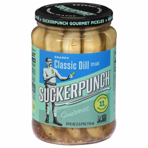 Suckerpunch Classic Dill Spear Pickles Perspective: front