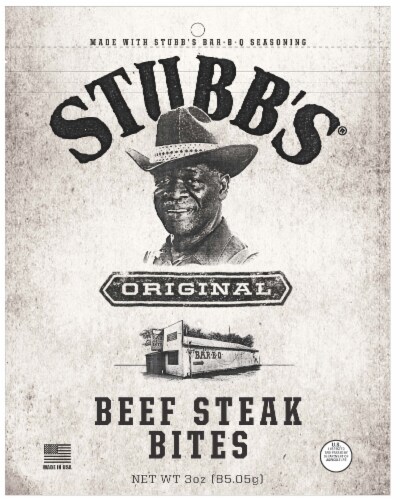Stubb's Original Beef Steak Bites Perspective: front