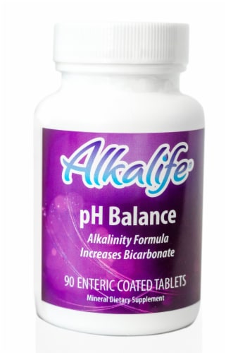 Alkalife® pH Balance Dietary Supplement Tablets Perspective: front