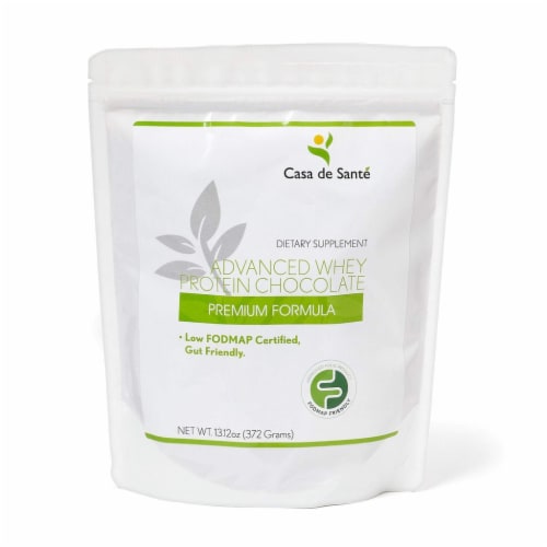 Low FODMAP Protein Powder, Gluten, Lactose, Soy, Sugar & Grain Free, All Natural | Chocolate Perspective: front