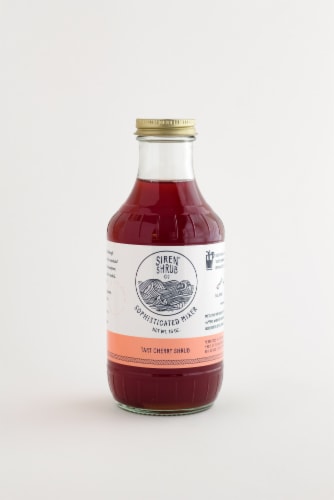 Siren® Shrub Co. Tart Cherry Shrub Sophisticated Mixer Perspective: front