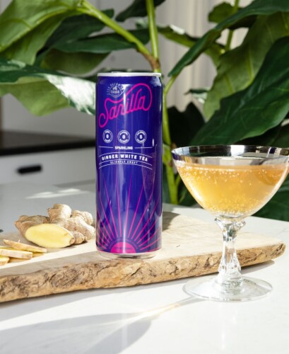 Sarilla Sparkling Ginger White Tea Perspective: front