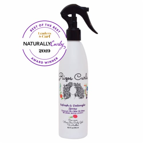 Rizos Curls Refresh and Detangle Spray Perspective: front