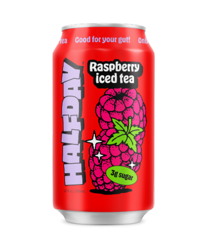 Halfday® Raspberry Iced Tea Perspective: front