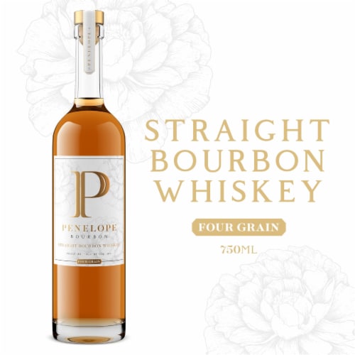 Penelope Straight Four Grain Bourbon Whiskey Perspective: front