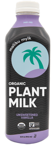 Malibu Mylk Unsweented Vanilla Flax Milk Perspective: front