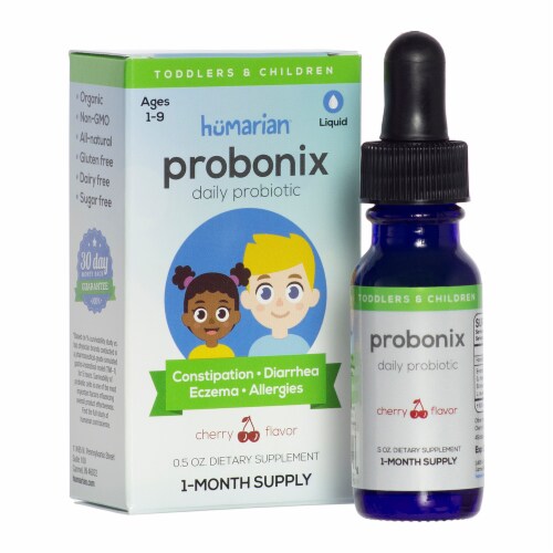 Humarian Probonix Children’s Cherry Flavor Daily Probiotic Perspective: front