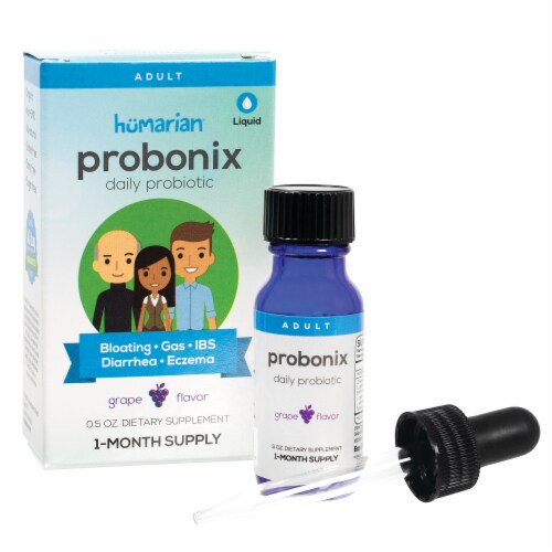 Humarian's Organic Grape Adult Probonix Daily Probiotic Perspective: front