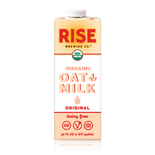 Rise Brewing Co Organic Original Oat Milk Perspective: front