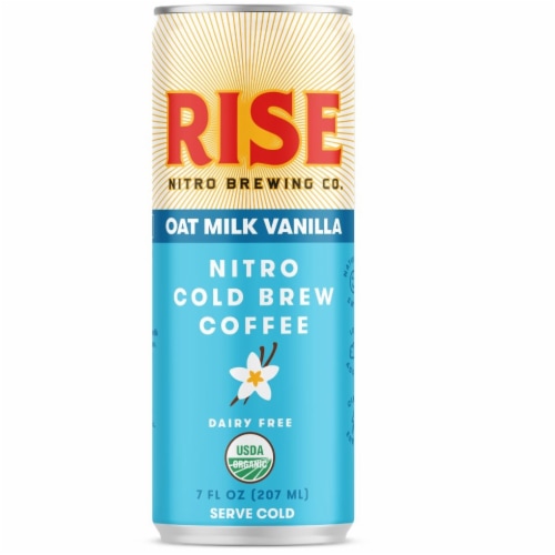 Rise Brewing Co Oat Milk Vanilla Nitro Cold Brew Coffee