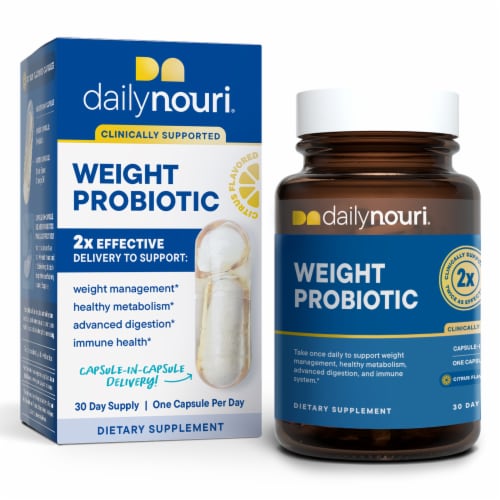 Daily Nouri® Weight Probiotic Perspective: front