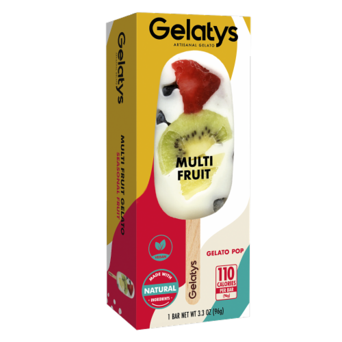 Gelatys® Multi Fruit Gelato Bar Perspective: front