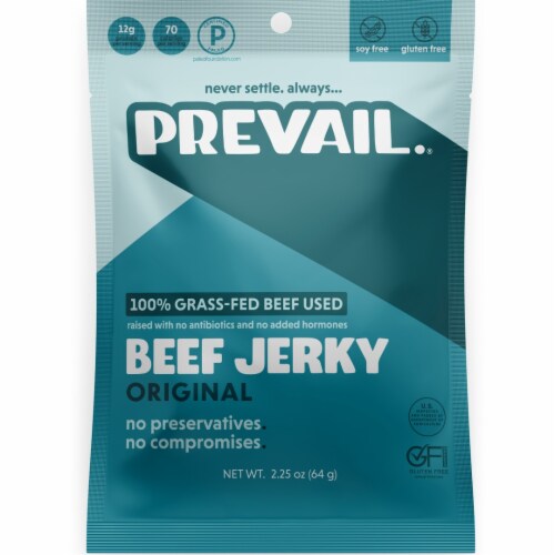 Prevail® Original Beef Jerky Perspective: front