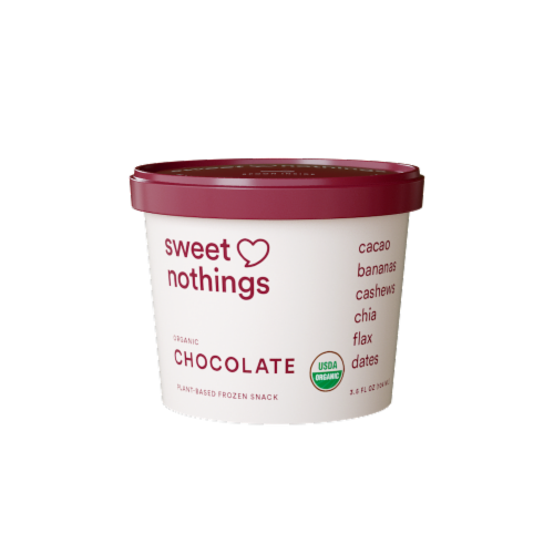 Sweet Nothings Plant Based Spoonable Chocolate Smoothie Frozen Snack Perspective: front
