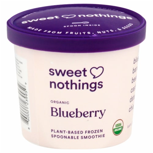 Sweet Nothings Spoonable Smoothie Plant Based Blueberry Frozen Snack Cups,  1 ct - Kroger