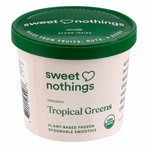 Sweet Nothings Tropical Greens Plant-Based Frozen Snack Perspective: front