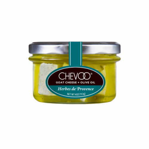 Cheevo® Goat Cheese in Olive Oil Perspective: front