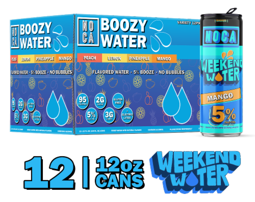 Noca Boozy Water Variety Pack Perspective: front